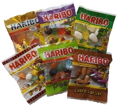45 miniposer fra Haribo 